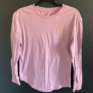 Disney Pink Shirt with Gold Logo